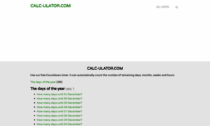 Calc-ulator.com thumbnail