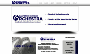 Calchamberorchestra.org thumbnail