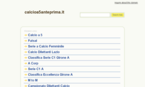 Calcioa5anteprima.it thumbnail