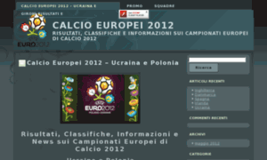 Calcioeuropei2012.eu thumbnail