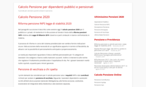 Calcolo-pensione.com thumbnail