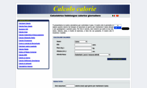 Calcolocalorie.net thumbnail
