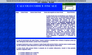 Calcolocodicefiscale.net thumbnail