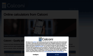 Calconi.com thumbnail
