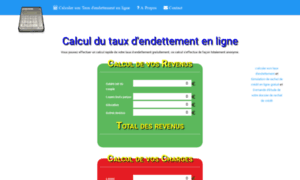 Calcul-taux-endettement-en-ligne.fr thumbnail