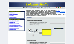 Calcularmedia.es thumbnail