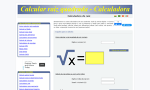 Calcularraizquadrada.com thumbnail