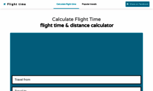 Calculateflighttime.com thumbnail