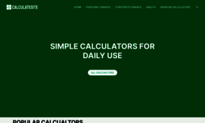 Calculatesite.com thumbnail