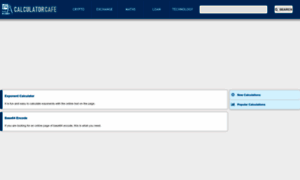 Calculatorcafe.com thumbnail