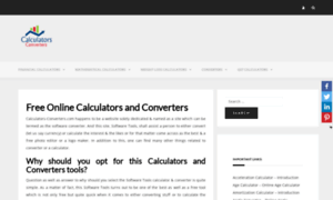 Calculators-converters.com thumbnail