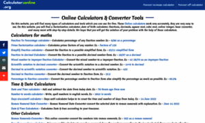 Calculatorsonline.org thumbnail