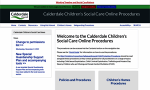 Calderdalechildcare.proceduresonline.com thumbnail