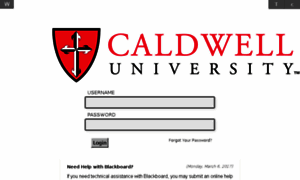 Caldwell.blackboard.com thumbnail