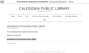 Caledonia.lib.mn.us thumbnail
