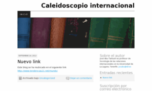 Caleidoscopiointernacional.wordpress.com thumbnail