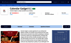 Calendar-gadget.informer.com thumbnail