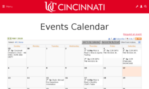 Calendar.uc.edu thumbnail