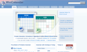 Calendar.wincalendar.com thumbnail