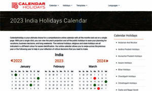 Calendarholidays.in thumbnail
