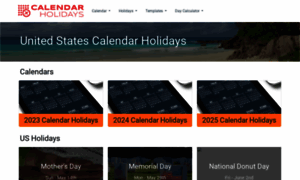 Calendarholidays.net thumbnail
