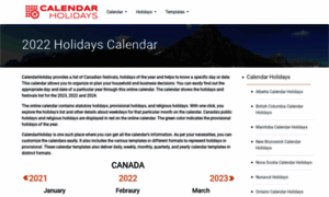 Calendarholidays.org thumbnail