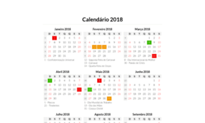 Calendario2018.com.br thumbnail