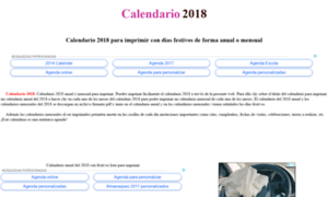 Calendario2018.com.es thumbnail