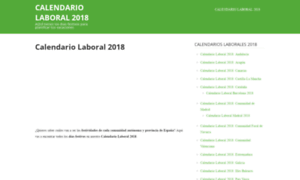 Calendariolaboral2018.com thumbnail