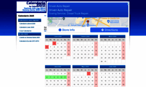 Calendarios2020.com thumbnail