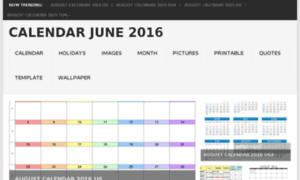 Calendarjune2016.com thumbnail