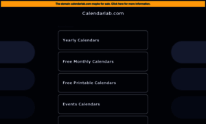 Calendarlab.com thumbnail