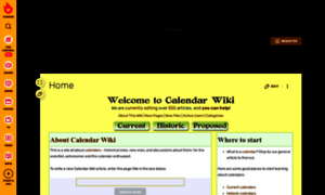 Calendars.wikia.com thumbnail