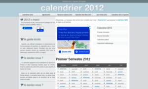 Calendrier2012.net thumbnail