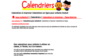 Calendriers.pour-enfants.fr thumbnail