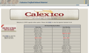 Calexico.csbaagendaonline.net thumbnail