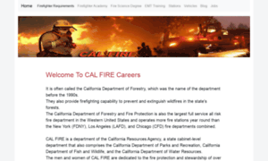 Calfirecareers.com thumbnail