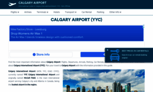 Calgary-airport.com thumbnail