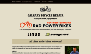 Calgarybicyclerepair.com thumbnail