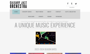 Calgaryjazzorchestra.com thumbnail