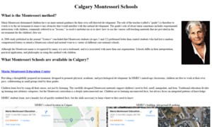 Calgarymontessorischools.com thumbnail