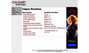 Calgaryshowtimes.ca thumbnail