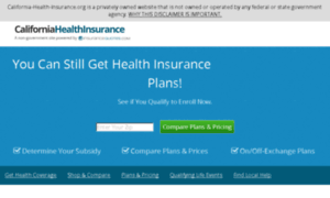 California-health-insurance.org thumbnail