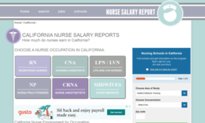 California.nursesalaryreport.com thumbnail