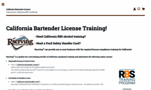 Californiabartenderlicense.com thumbnail