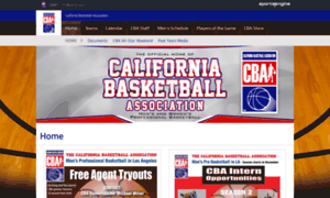 Californiabasketballassociation.com thumbnail