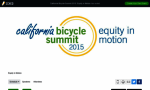 Californiabicyclesummit2015.sched.org thumbnail