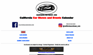 Californiacarshows.com thumbnail