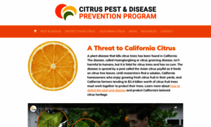 Californiacitrusthreat.org thumbnail