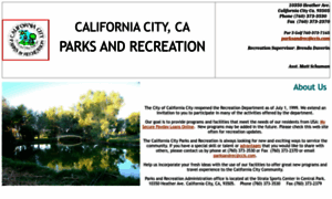 Californiacityparksandrec.com thumbnail
